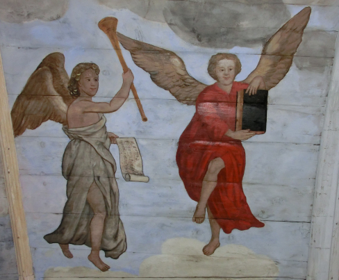 Deckenmalerei aus der Kirche St. Nicolai Bösenrode,  Foto: Thomas Ahlhelm