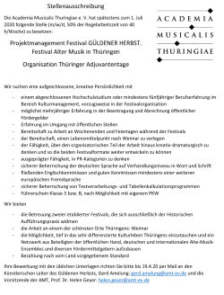 Stellenausschreibung Gueldener Herbst