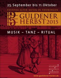 GÜLDENER HERBST 2015